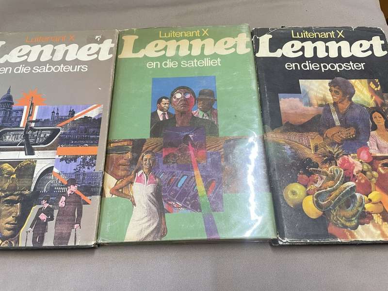 Luitenant X x 3. Lennet en die Saboteurs & Lennet en die Sateliet & Lennet en die Popster.